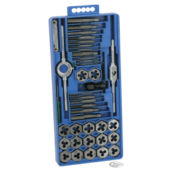 ENSEMBLE DE 40 TARAUDS ET FILIERES METRIQUE