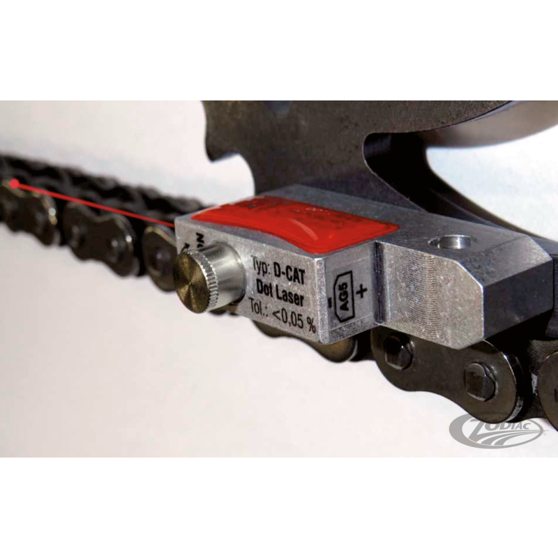 OUTIL LASER D'ALIGNEMENT DE CHAINE OU DE COURROIE