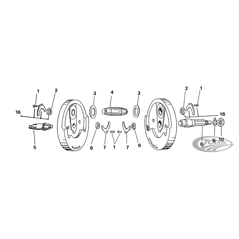 PIECES DE RECHANGE DE VILEBREQUIN POUR LE SPORTSTER