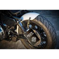 Aile arrière Sportster "Bobber", OEM, 150/80, brut, acier, arrière Fender brut