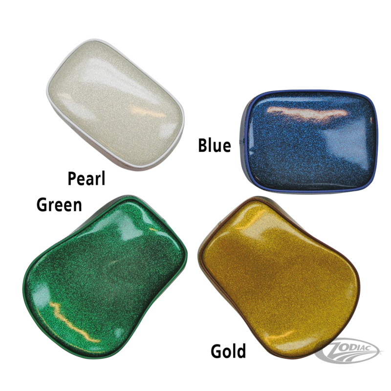 POUF A VENTOUSES METAL FLAKE TAILLE S. OR