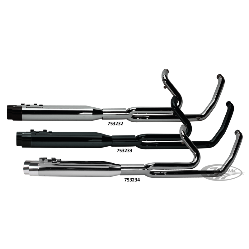 POT 2-EN-1 LOOK SYMETRIQUE TWO BROTHERS RACING POUR TOURING