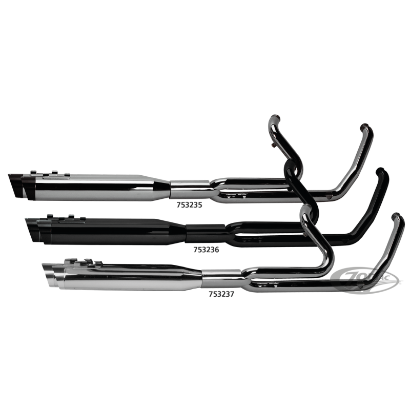 POT 2-EN-1 LOOK SYMETRIQUE TWO BROTHERS RACING POUR TOURING