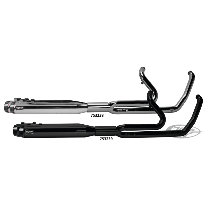 POT 2-EN-1 LOOK SYMETRIQUE TWO BROTHERS RACING POUR TOURING