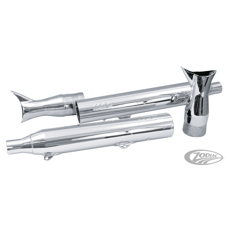 SET DE SILENCIEUX SUPERTRAPP "FISH-TAIL" POUR FLSTS