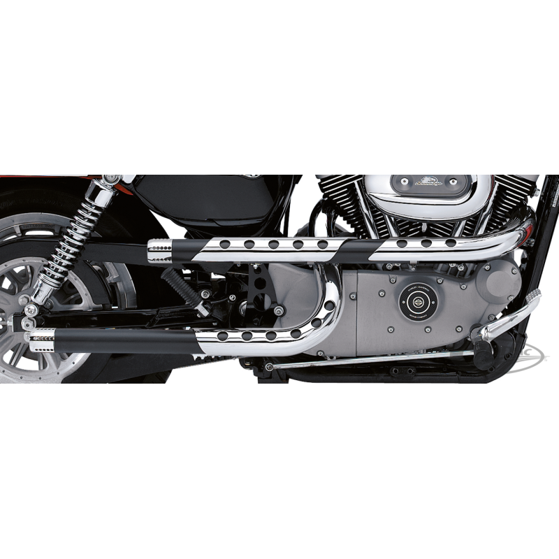 PAUL YAFFE "X-PIPES" DRAG PIPES PAR SUPERTRAP POUR SPORTSTER