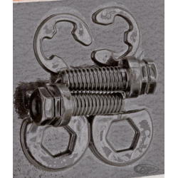 ECROUS D'ECHAPPEMENT FREINES COLONY SHOVELHEAD