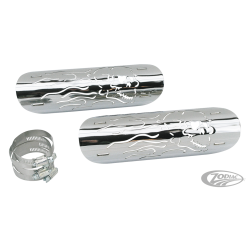 PARE CHALEUR FLAMING TETE DE MORT