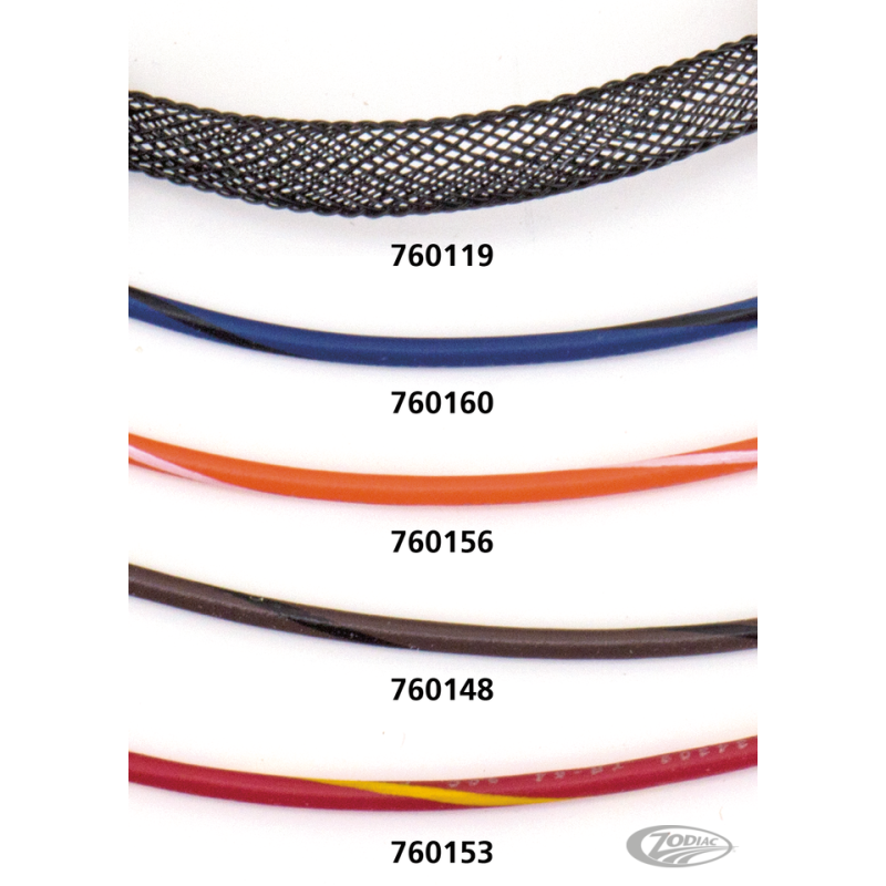 CHEMISES DE CABLES NAMZ FEXIBLES NOIRES