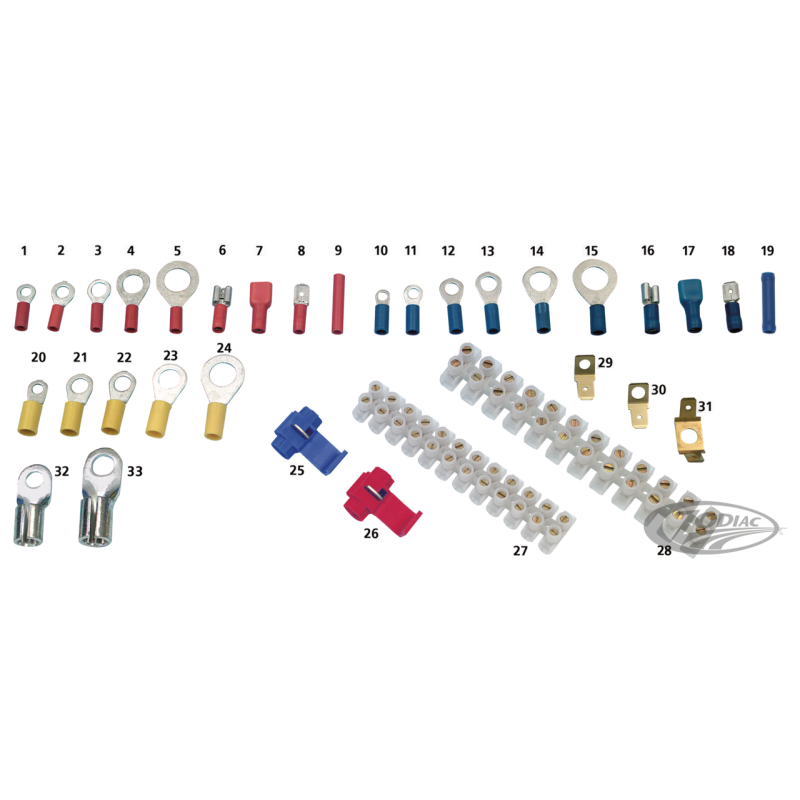 ELECTRIQUES, OEILLETS, CONNECTEURS