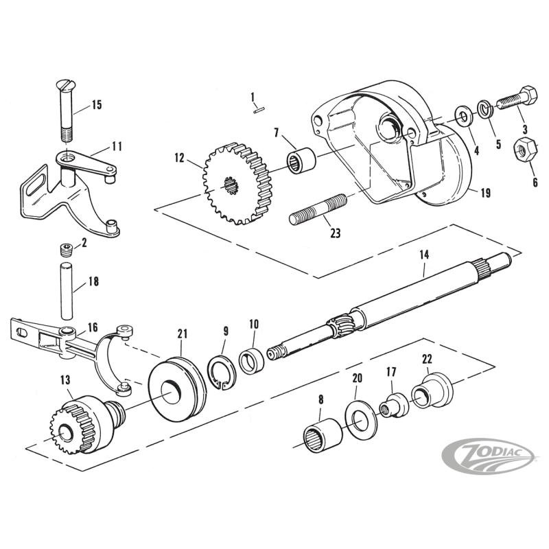 PIECES DE DEMARREUR POUR 1980-1988 FLT, FXR & SOFTAIL