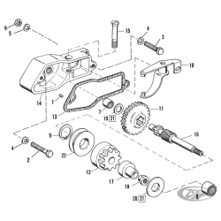 PICES DE DEMARREUR POUR 1967-1980 SPORTSTER