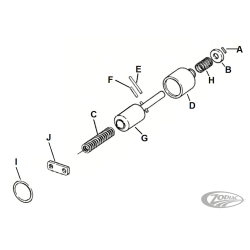 COIFFE DE SOLENOIDE EN CAOUTCHOUC