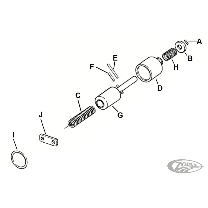 KIT DE REPARATION DE PLONGEUR DE SOLENOIDE 1965-1988