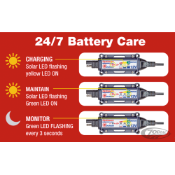 CHARGEUR OPTIMATE SOLAIRE 12V & MONITEUR