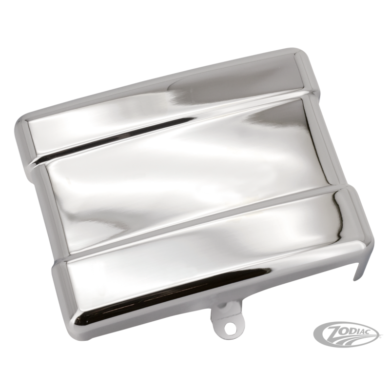 CACHE BATTERIE CHROME POUR 2006-2017 DYNA