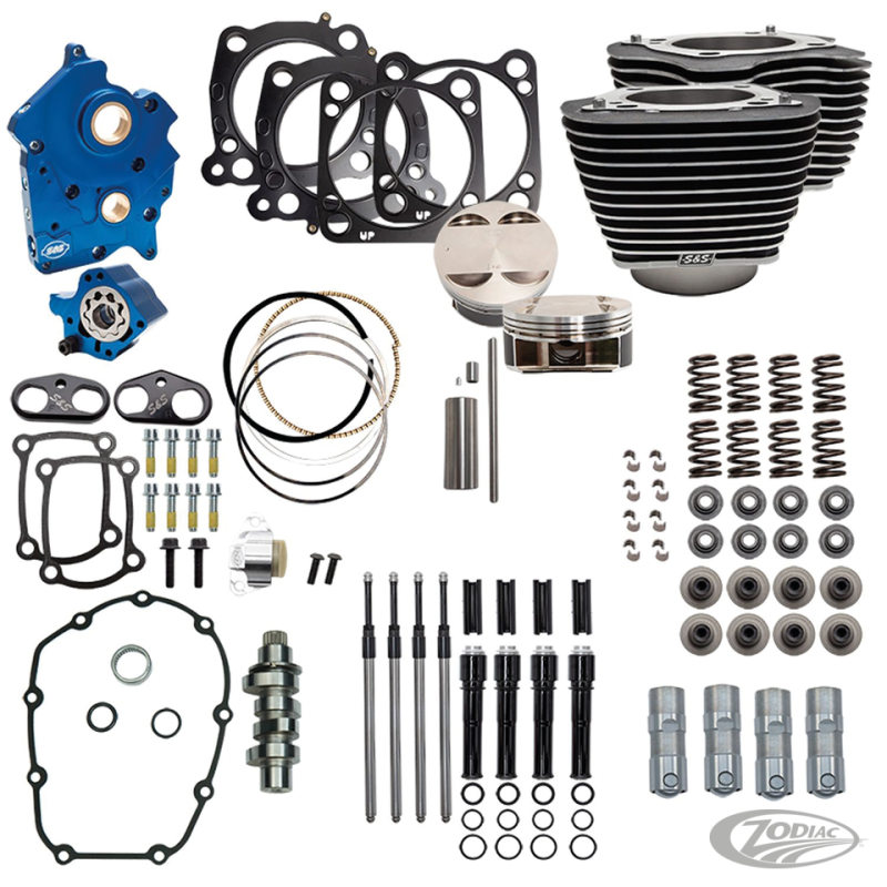 KITS S&S 124CI ET 128CI POWER PACKAGE MILWAUKEE EIGHT