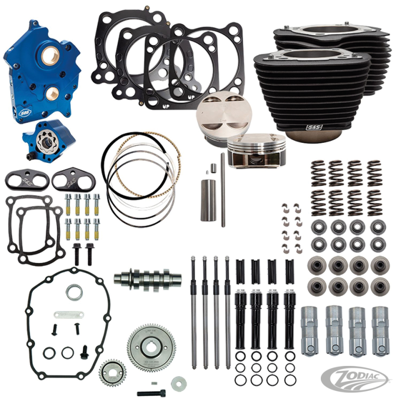 KITS S&S 124CI ET 128CI POWER PACKAGE MILWAUKEE EIGHT