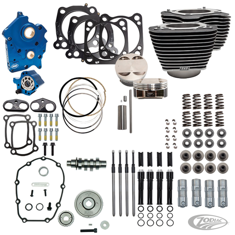 KITS S&S 124CI ET 128CI POWER PACKAGE MILWAUKEE EIGHT