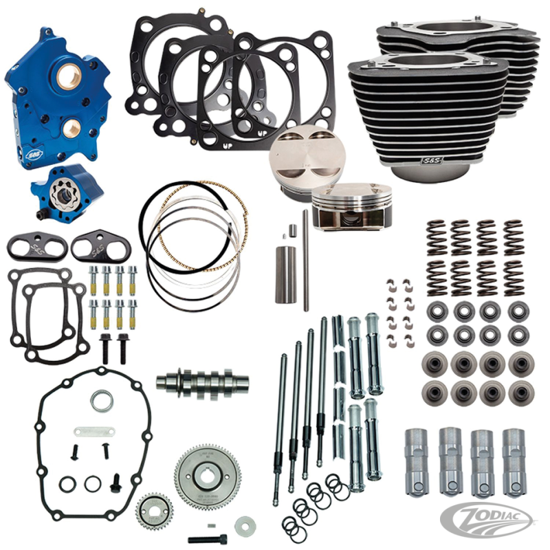 KITS S&S 124CI ET 128CI POWER PACKAGE MILWAUKEE EIGHT