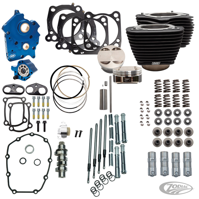 KITS S&S 124CI ET 128CI POWER PACKAGE MILWAUKEE EIGHT