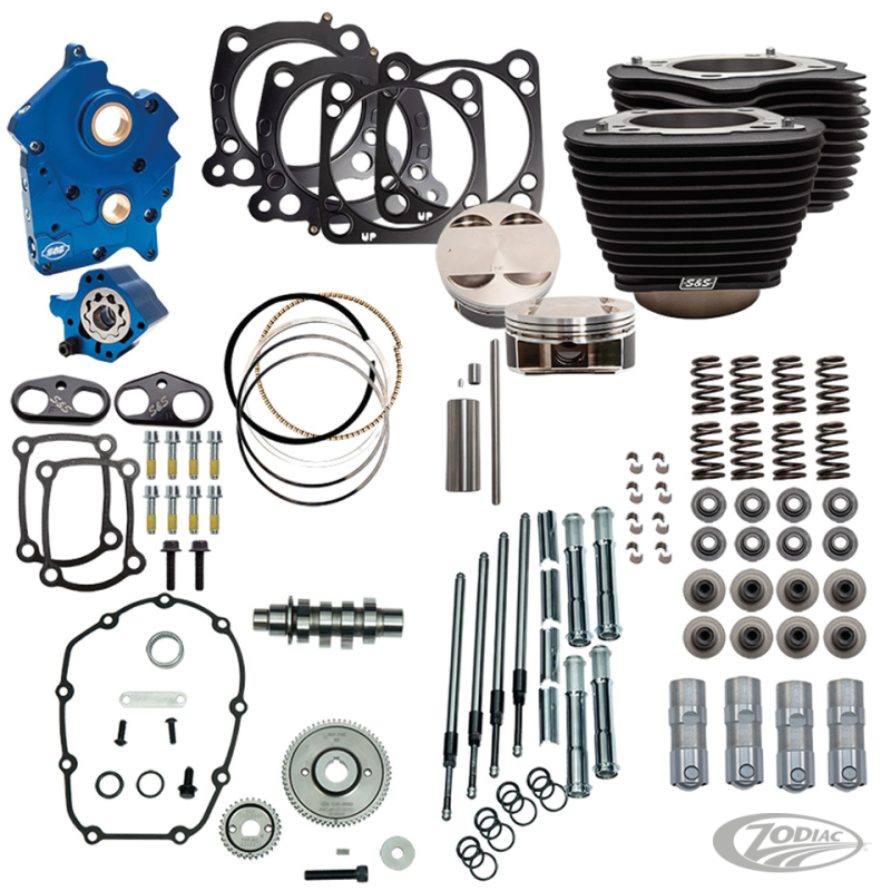 KITS S&S 124CI ET 128CI POWER PACKAGE MILWAUKEE EIGHT