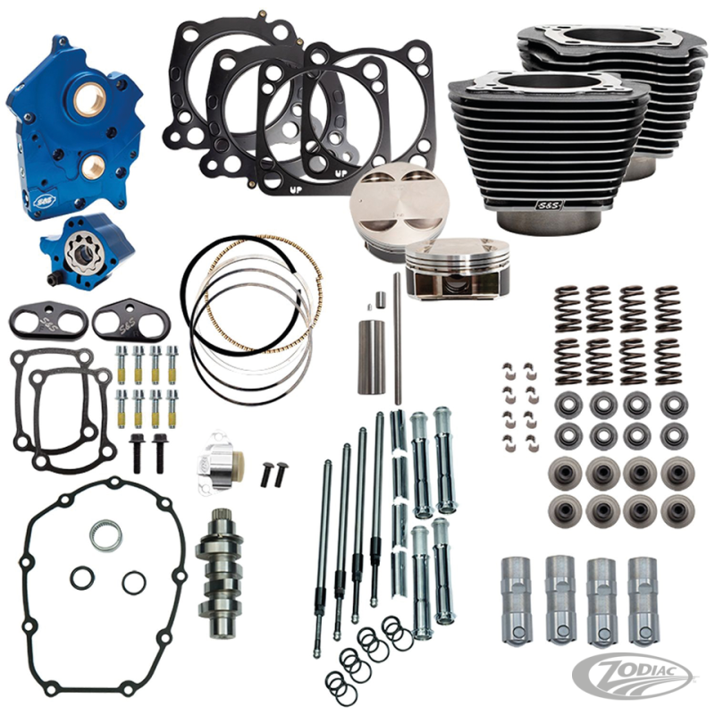 KITS S&S 124CI ET 128CI POWER PACKAGE MILWAUKEE EIGHT