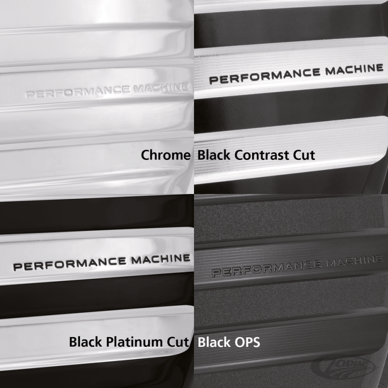 PERFORMANCE MACHINE COUVERCLE DE CAME DESIGN SCALLOP POUR TWIN CAM