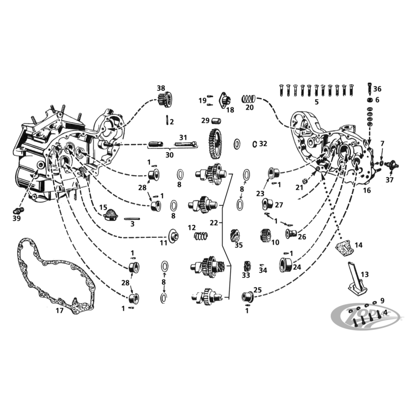COUVERCLE DE PIGNONS, EMBOUTS ET & PIGNONS POUR K, KH, KHK, KK ET PREMIERS XL