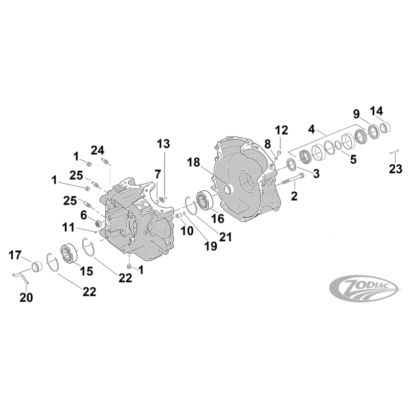 PIECES DE CARTER MOTEUR 1999-2017 TWIN CAM