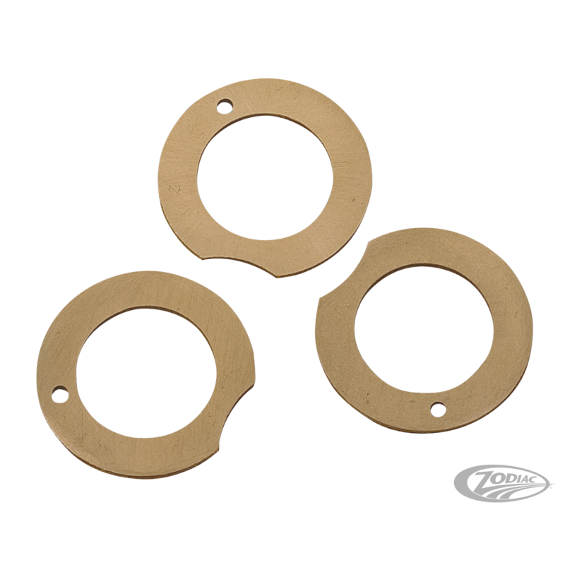 ENSEMBLE DE RONDELLES DE BUTEE POUR CARTER GAUCHE DU MOTEUR DES BIG TWIN