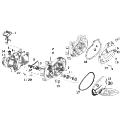 PIECES DE BAS MOTEUR POUR 1954-1956 KH & 1957-1976 XL