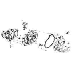 PIECES DE BAS MOTEUR POUR 1954-1956 KH & 1957-1976 XL