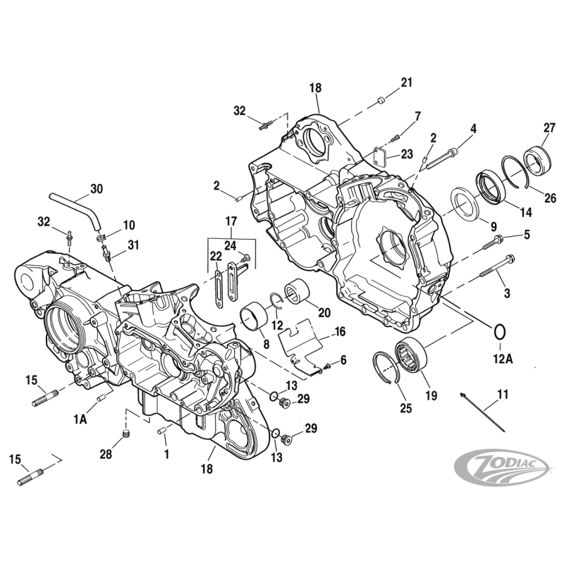 PIECES DE BAS MOTEUR POUR 2004 AU PRESENT SPORTSTER