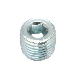 BOUCHON NPT DE 1/16", 1/8" ET 1/4" A TETE ALLEN