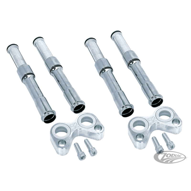 KIT DE CACHES TIGES DEMONTABLES ZIPPER'S POUR SPORTSTER & BUELL BOITE 5