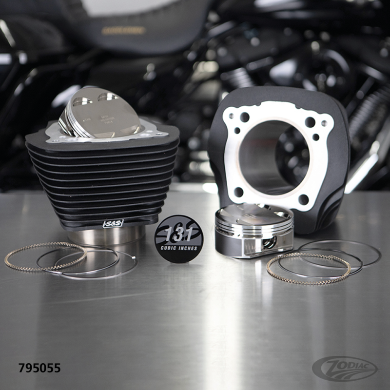 CYLINDRES S&S 131CI BIG BORE STROKER POUR MILWAUKEE EIGHT