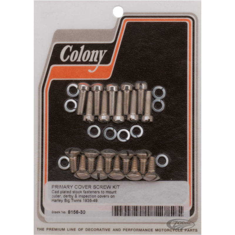 KIT VISSERIE COLONY POUR PRIMAIRE EN ACIER