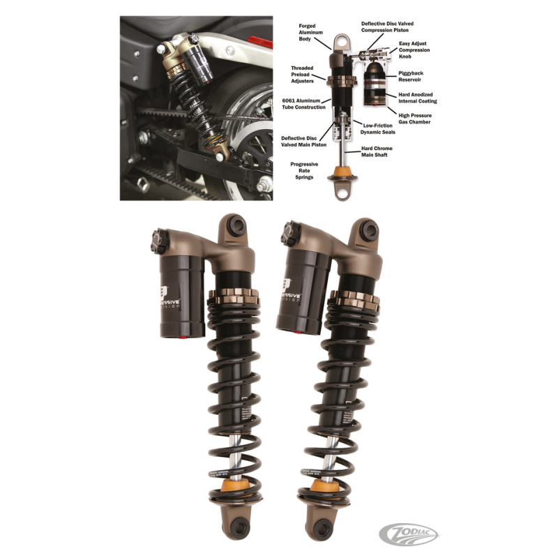 AMORTISSEURS PROGRESSIVE SUSPENSION SERIES 970