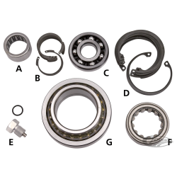KITS DE DEPORT POUR BOITE 6 SOFTAIL 2007-2017, DYNA 2006-2017