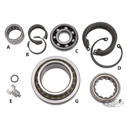 KITS DE DEPORT POUR BOITE 6 SOFTAIL 2007-2017, DYNA 2006-2017