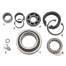 KITS DE DEPORT POUR BOITE 6 SOFTAIL 2007-2017, DYNA 2006-2017