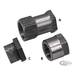 ECROUS DE NOIX D'EMBRAYAGE DE RECHANGE POUR LES BIG TWIN