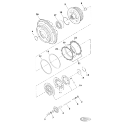 PIÈCES POUR EMBRAYAGE D'ORIGINE SUR 1998-2000 EVOLUTION BIG TWIN & 1999-2017 TWIN CAM