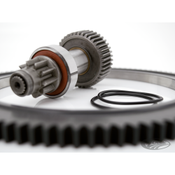 PIGNON DE DEMARRAGE ET COURONNE DE CLOCHE D'EMBRAYAGE