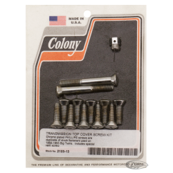 KIT VIS DE COUVERCLE DE BOITE SUPERIEUR DES BOITE 4 BIG TWIN