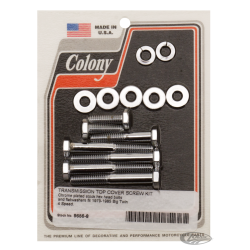 KIT VIS DE COUVERCLE DE BOITE SUPERIEUR DES BOITE 4 BIG TWIN