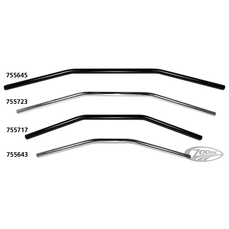 GUIDONS DRAG-BARS D'UN POUCE DE DIAMÈTRE WESTLAND CUSTOMS