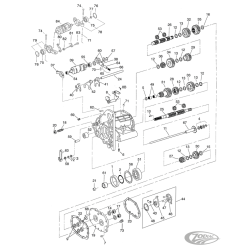 PIECES DE BOITE 5 POUR BIG TWIN DE 1994-2006