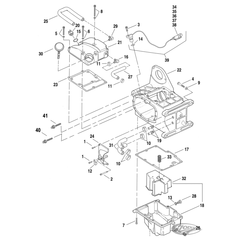 PIÈCES DE CARTER DE TRANSMISSION DYNA 1999-2005